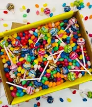 CANDY/LOLLY GIFT BOX/HAMPER-MINI ME JELLY BEANS