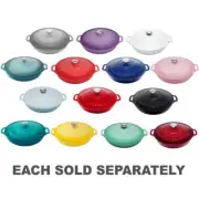 Cast Iron Double Enamelled Premium Quality Chasseur Round Casserole 30cm/2.5L