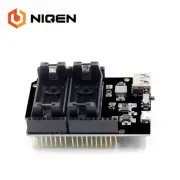 ESP8266 ESP32 Power Supply Dual 16340 Battery Charger Shield Module For Arduino