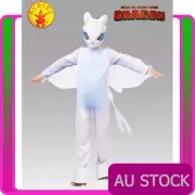 New How to Train Your Dragon 3 Light Fury Costume LIGHTFURY Child Kids Book Week