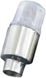 4x Tyre Air Valve Stem LED Caps Look Of Wheels With Bright And Colorful Lights More Energy-efficient Alloy, White+4pcs