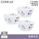 (三入組)【美國康寧 CORELLE】紫霧花彩900ml拉麵碗