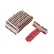 T GPIO Breakout Expansion Board +40Pin Rainbow Cable DIY For Raspberry Pi B+ 3 2