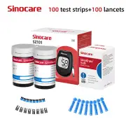100pcs Blood Glucose Test Strips for SZ101 Blood Sugar Monitor with 100 Lancets