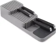 Joseph Joseph drawerstore compact 2 their knife organizer new tags grey