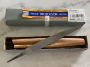 NICHOLSON #36987 6" Knife 2 Cut XF Swiss Pattern Hand File, Made in USA