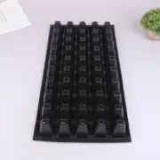 2Pcs 50 Cells Seedling Trays Plastic Germination Trays Black Seedling Container