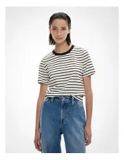 [Witchery] Slim Fit Tee in Black Stripe