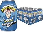 Warheads Blue Raspberry Sour Soda 355 ml (Pack of 12)