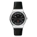 【SWATCH】51號星球機械錶 PETITE SECONDE BLACK 小秒針-黑色 手錶 瑞士錶 錶(42MM)