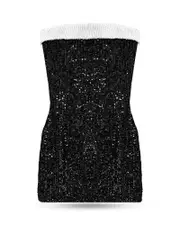 KatieJnyc Girls' Tween Star Sequin Mini Dress - Big Kid
