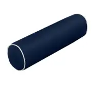 AD101 Medium 24x6 Contrast PipeTrim Bolster Pillow Cushion Insert Slip Cover Set