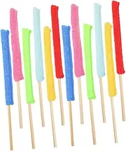 Healeved Bottle Cleaning Brush Set 12pcs Multi-Function Kitchen Cleaning Tools Bamboo Material Long Neck Bottle Brush