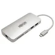 TRIPP LITE U442-DOCK11-S 4K HDMI, USB-A/C Hub, 60W PD Charging, USB-C Dock