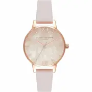Olivia Burton Ob16sp02 Womens Pink Watch Quartz 30mm