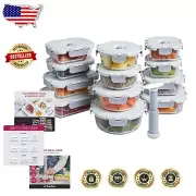 Airtight Borosilicate Glass Food Storage Set - 25-Piece Meal Prep Solution