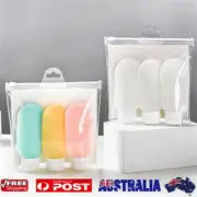 AU Travel Silicone Bottles Tube Squeeze Shampoo Shower Empty Lotion Sub-bottling