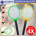 2/4 Electric Bug Zapper Tennis Racket Mosquito Fly Swatter Insect Killer Battery