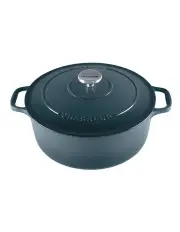 [Chasseur] Round French Oven 26cm/5 Litre in Liquorice Blue