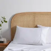 Dreamaker 1500TC Cotton Rich Standard Pillowcase Twin Pack White