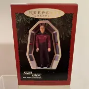 Hallmark Keepsake Christmas Ornament 1995 Star Trek The Next Generation Picard