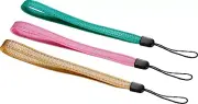 NEW Modal Loop Hand Wrist Strap Pink/Green/Gold 3-Pack for iPhone Galaxy Camera