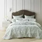 Bianca Eden Bedspread Set Sage. Stunning botanical inspired bedspread