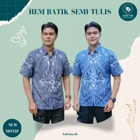 在飛比找蝦皮購物優惠-Kemeja Hem BATIK TULIS Sogan S