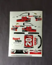 2020 Custom Erik Jones #20 SportClips 1/64 Peel & Stick Decals