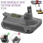 Battery Adapter for Dewalt 20V Lithium Convert to for Dyson V10 Vacuum Cleaner