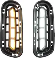 Fog Lights Assembly 2PCS For Kia For Stinger 2017-2022 Fog Lamp With Yellow Turn Signal Function Car DRL LED Daytime Running Light Front Bumper Fog Light