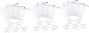 MAGICLULU Sets Shampoo Bar Bag Soap Bar Pouch Exfoliating Soap Sleeve Lanyard Design Family Size Set Pcs
