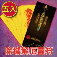 在飛比找momo購物網優惠-【財神小舖】5入-除穢護身靈符袋(大師特製/媽祖繞境必備)