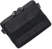 BESPORTBLE Outdoor Hiking Waist Pouch Small Durable Storage Bag for Essentials Belt Pouch for Phones Keys and Gadgets Black