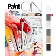 Clairefontaine Paint'ON Multi Surface Paper Pad A4