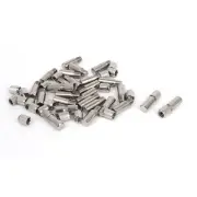 25Sets 5mm Thread Glass Shelf Stud Pegs Interlayer Support Holder 6mm Bottom Dia