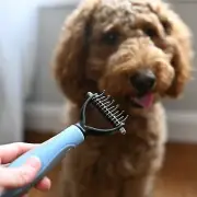 1 Pet Grooming Tool Shedding Rake For Small Dogs Cats Safe Shedding Comb NWOT