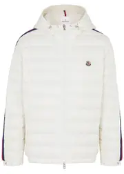 Moncler Agout Quilted Shell Jacket - Off White - 3, Men's Designer Shell Jacket, Male - 3 3