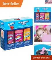 Kool-Aid Cotton Candy Flossing Sugar Party Kit 3-Pack - 48 Ounces Total