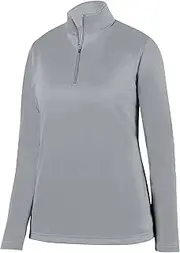 Augusta 5509 Ladies Wicking Fleece Pullover Athletic Grey L