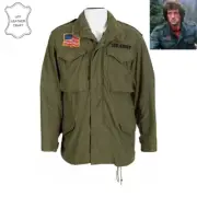 Mens John Rambo First Blood M65 Military Us Army Green Cotton Coat Jacket