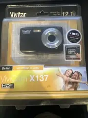Vivitar Vivicam x137 Digital Camera - Black - NEW