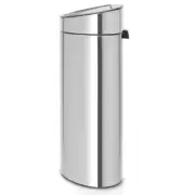 NEW Brabantia Touch Bin Fingerprint Proof Matt Steel 40L