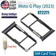 Original New SIM Card Tray MicroSD Holder For Motorola Moto G Play (2023) XT2271