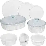 Corningware Mixed Bakeware Set, French White (12-Piece Set)