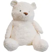 LVD Plush Xl Bear Big Ted Kids/Children Stuffed Animal/Soft Toy 74x55cm WHT 0+