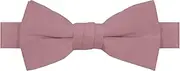 [Jacob Alexander] Boy's Kids Pretied Banded Adjustable Solid Color Bowtie