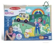 Melissa & Doug® Ms. Rachel Wooden Song Peg Puzzle 6Piece with Full Songs Toddler