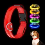 Ultra - Bright LED Collar that Emits Light - Adjustable for Pets' Night HOT NEW