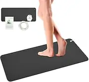Swetfela Grounding Mat, Grounding Mat Earthing UK, Grounding Mat for Bed, Enjoy The Grounding Effect Indoors, for Better Sleep, Pain, and Stress Relief（30 * 100CM）Breathable knitted Bottom